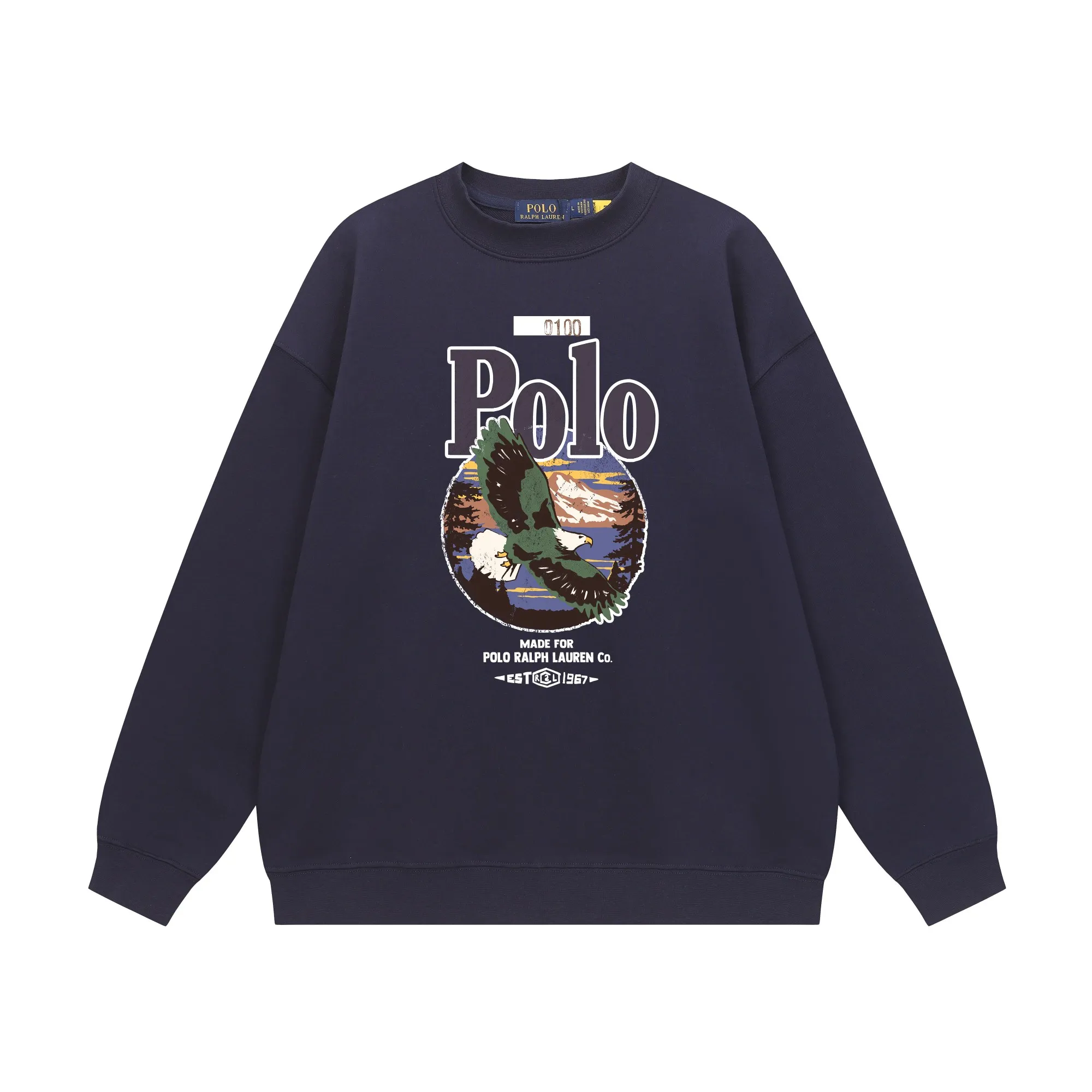 P200 Long-term stock] RalphLauren/Ralph Lauren 2025 autumn and winter new bear letter print 420g heavy large terry sweatshirt Ralph Lauren's age-reducing item, the coat fabric is made of 85% cotton ➕15% polyester, which not only retains the softness, comfort and breathability of cotton, but also adds the wear resistance and wrinkle resistance of polyester fiber, making the clothes more durable and easy to care for. Even in slightly cooler weather, you won't feel stuffy when wearing it. This kind of fabric has a natural crisp feel and is not easy to pill or deform. The bear on the chest is printed with English letters. It is full of color, full of three-dimensionality, and lifelike, adding a bit of liveliness and interest to the whole sweatshirt. There is no pressure to dress, regardless of age or gender. Complete accessories! Color: black, white, navy blue, light floral gray Size: M-L-XL-XXL